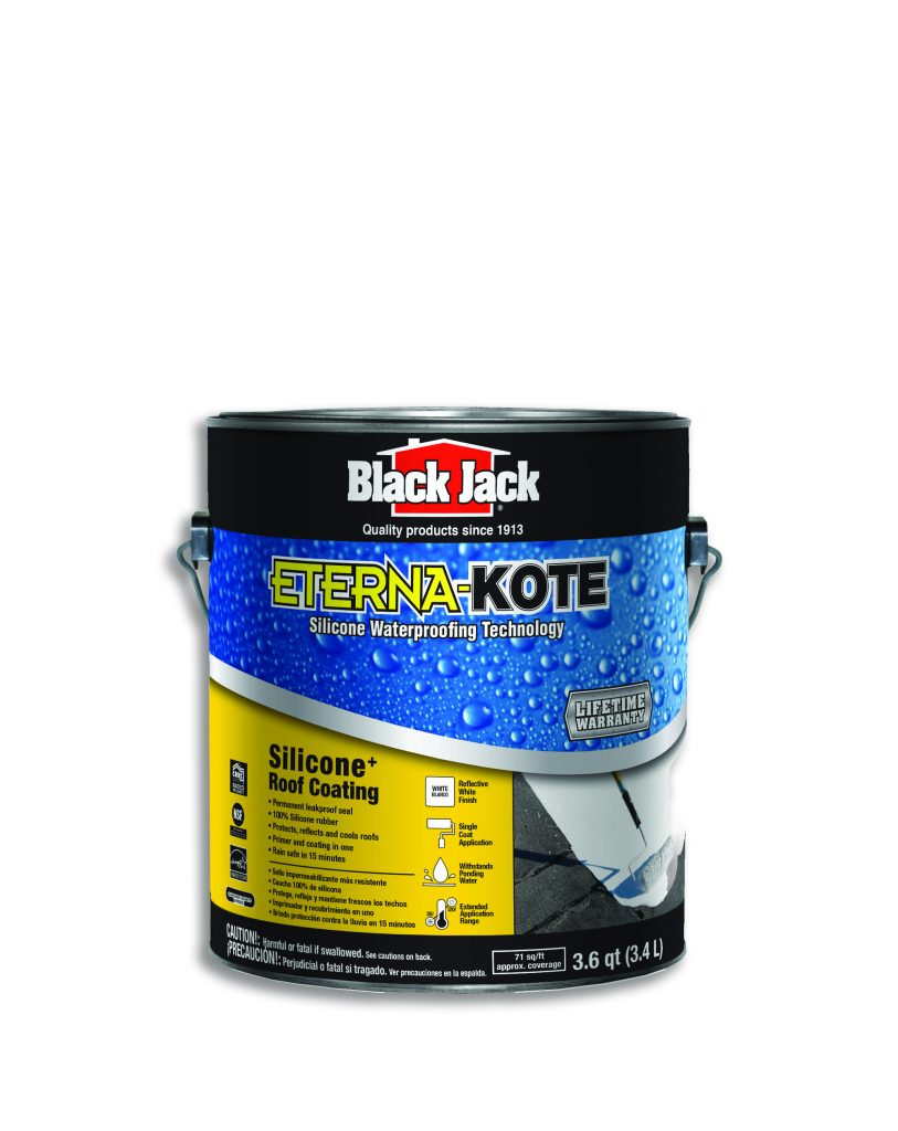 Black Jack EternaKote Silicone Roof Patch 828mL Eternakote